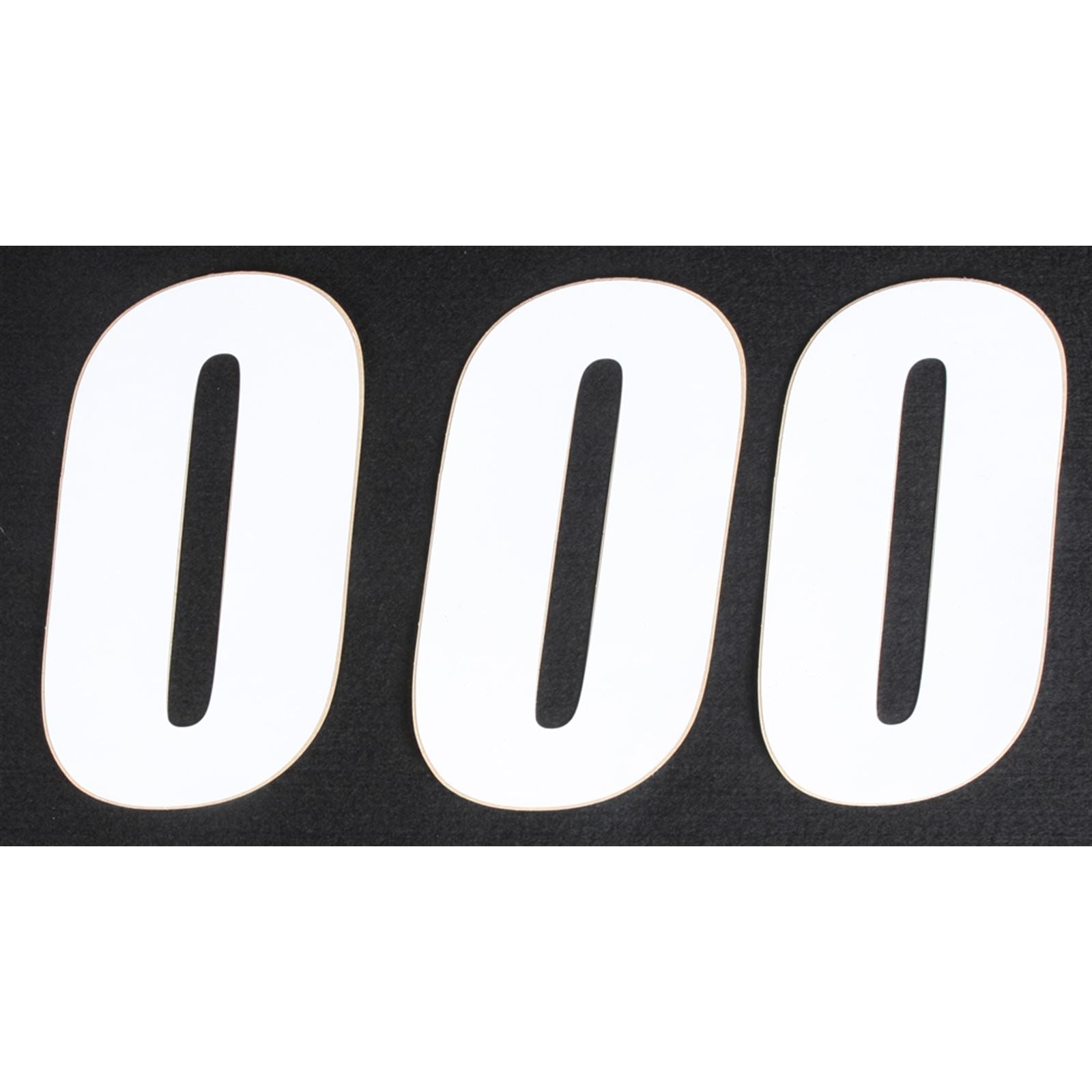 D'Cor Number 0 White 6" - 3/Pack [MPN: 45-16-0]_194258