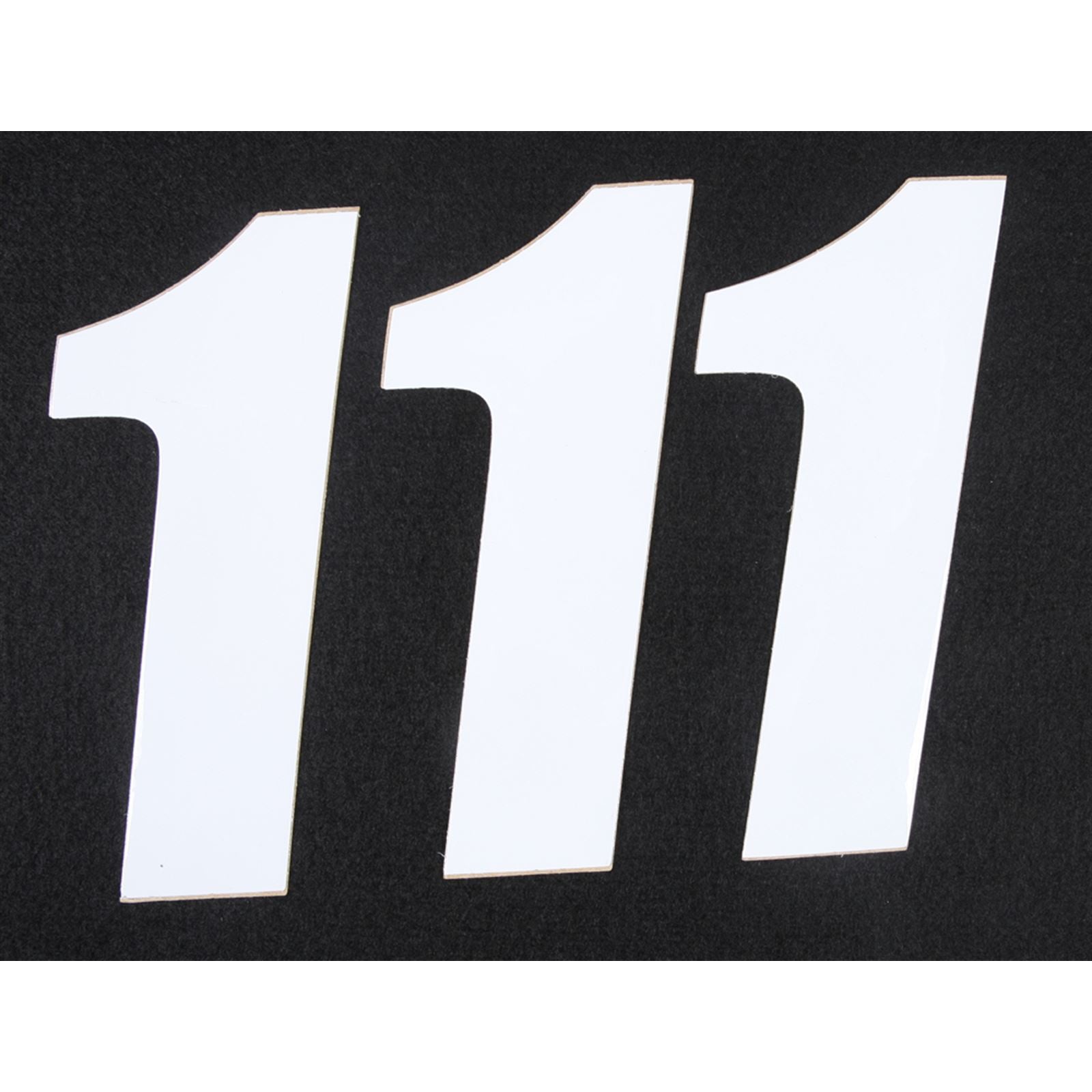 D'Cor Number 1 White 6" - 3/Pack [MPN: 45-16-1]_194259