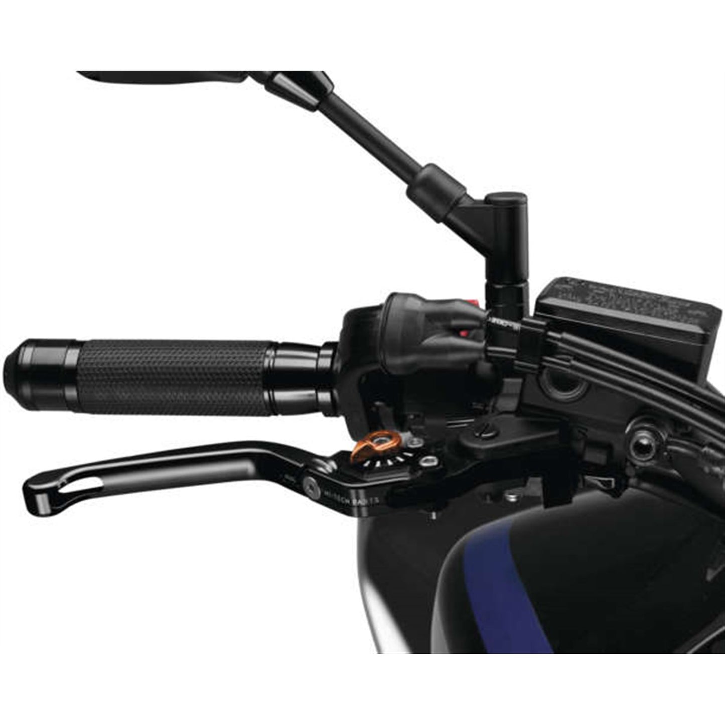 Puig Brake Lever Foldable Brake, Black/Orange 110NT_987064