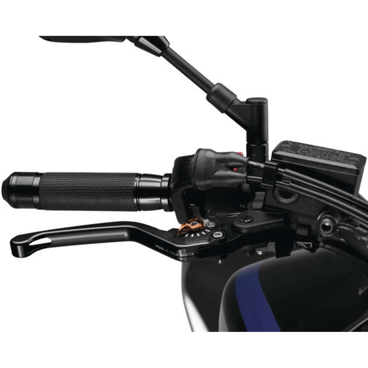 Puig Brake Lever Non-Foldable Brake, Black/Orange 120NT_987904