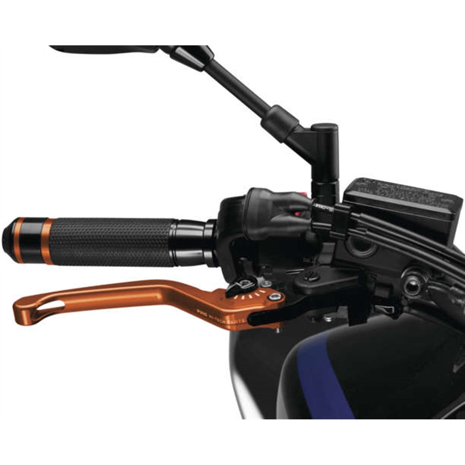 Puig Brake Lever Non-Foldable Brake, Orange/Black 120TN_991870