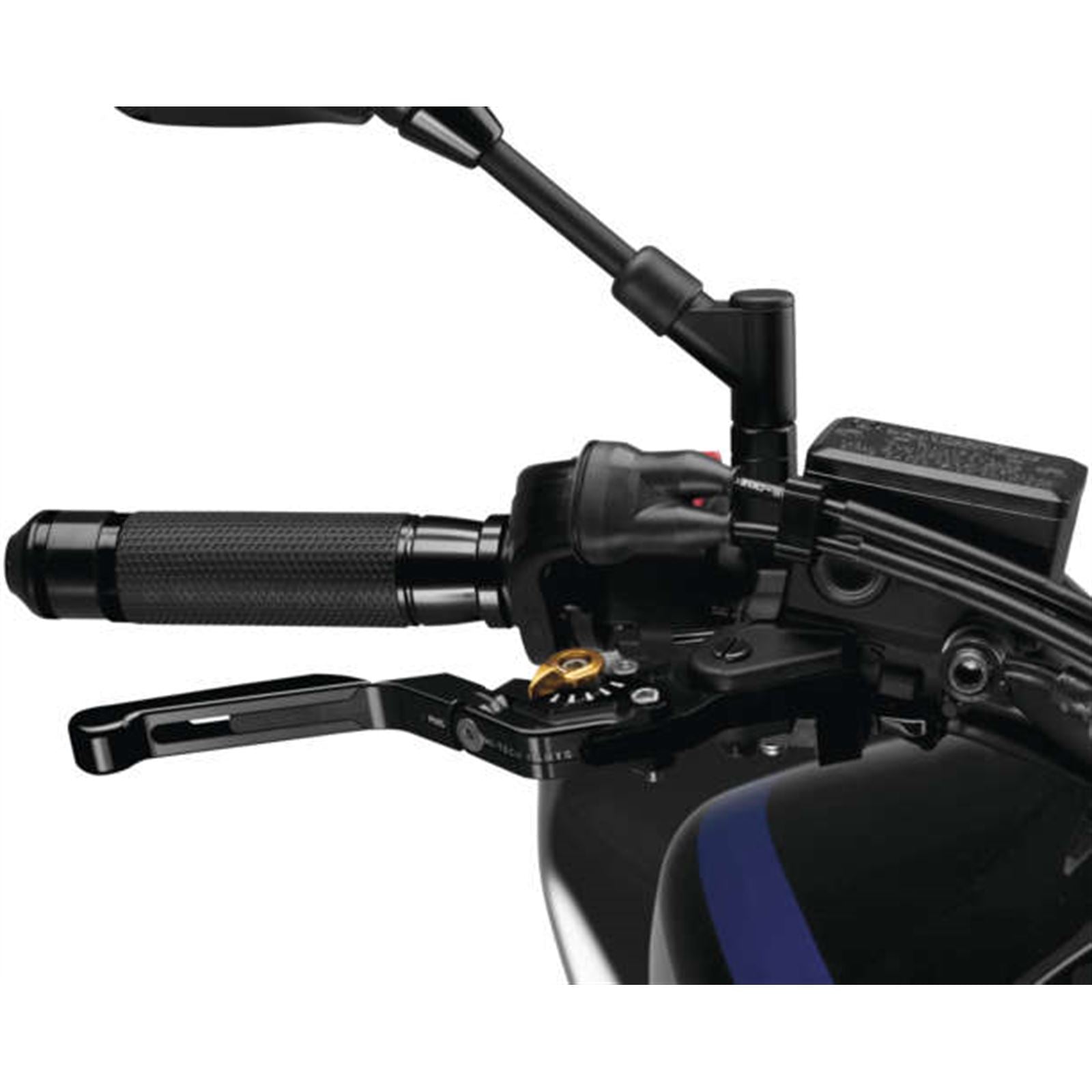 Puig Brake Lever Extendable Foldable Brake, Black/Black/Gold 14NNO_989040
