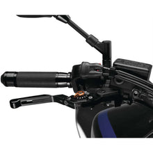 Puig Brake Lever Extendable Foldable Brake, Black/Black/Orange 14NNT_989973