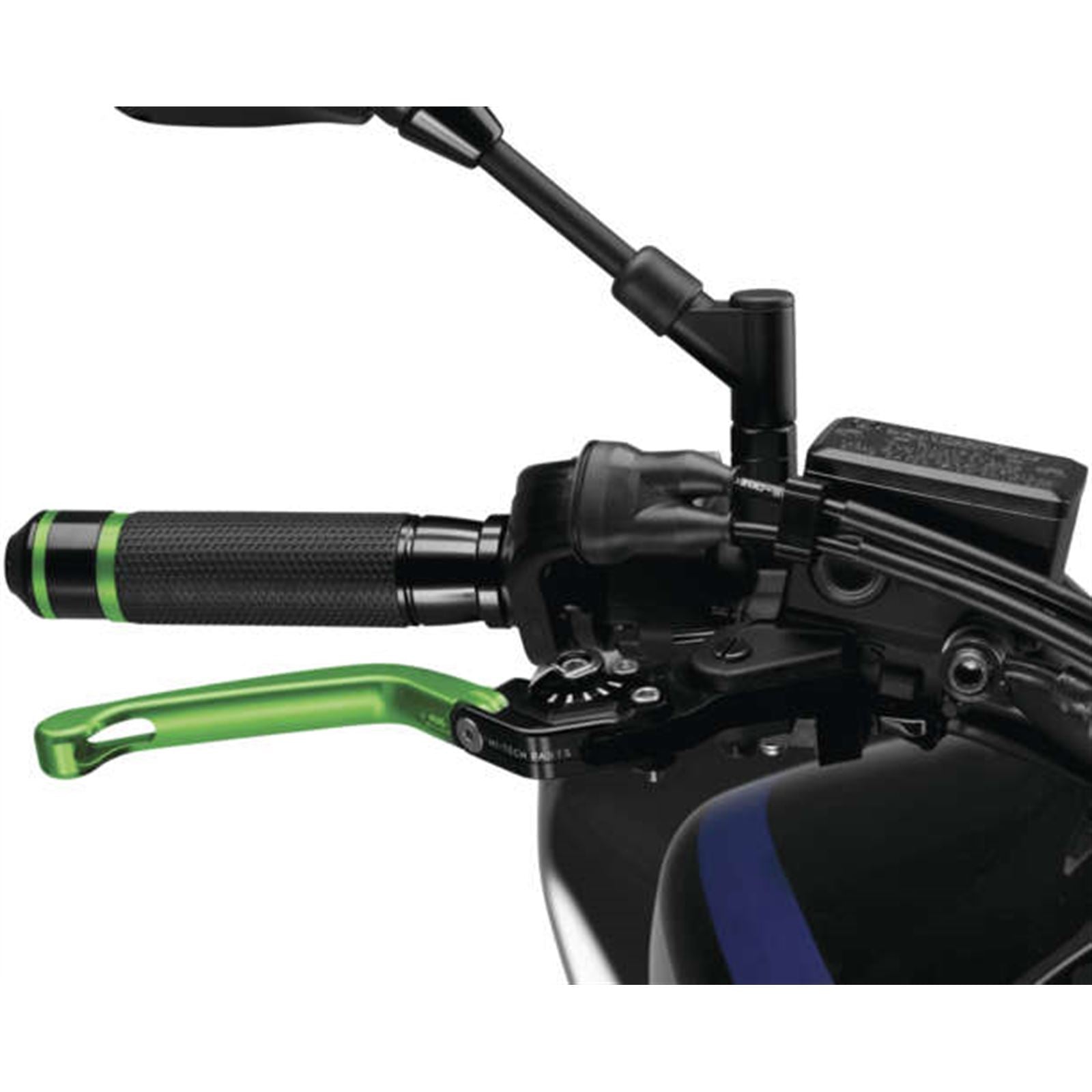Puig Brake Lever Foldable Brake, Green/Black 110VN_987498