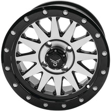 QuadBoss Wagon Wheel 14x7, 4/110, 5+2, Black/Machined RT-GW106147110MBB_995424