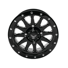QuadBoss Wagon Wheel 14x7, 4/137, 5+2, Black/Milled RT-GW106147137BMIB_899250