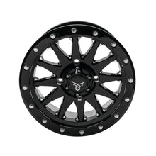 QuadBoss Wagon Wheel 14x7, 4/110, 5+2, Black/Milled RT-GW106147110BMIB_899251