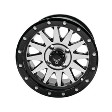 QuadBoss Wagon Wheel 15x7, 4/156, 4+3, Black/Machined RT-GW106157156MBA_899252