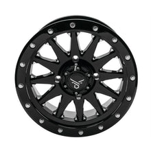 QuadBoss Wagon Wheel 15x7, 4/156, 4+3, Black/Milled RT-GW106157156BMIA_899254