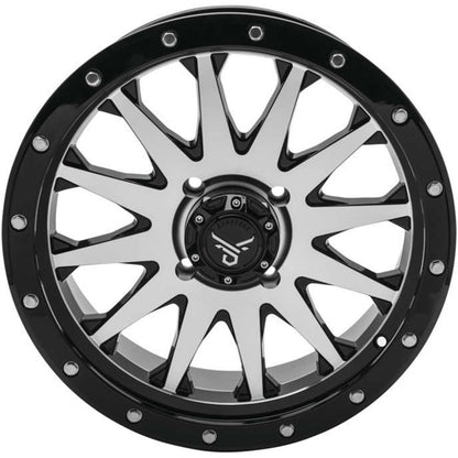 QuadBoss Wagon Wheel 18x7, 4/137, 5+2, Black/Machined RT-GW106187137BMA_989724