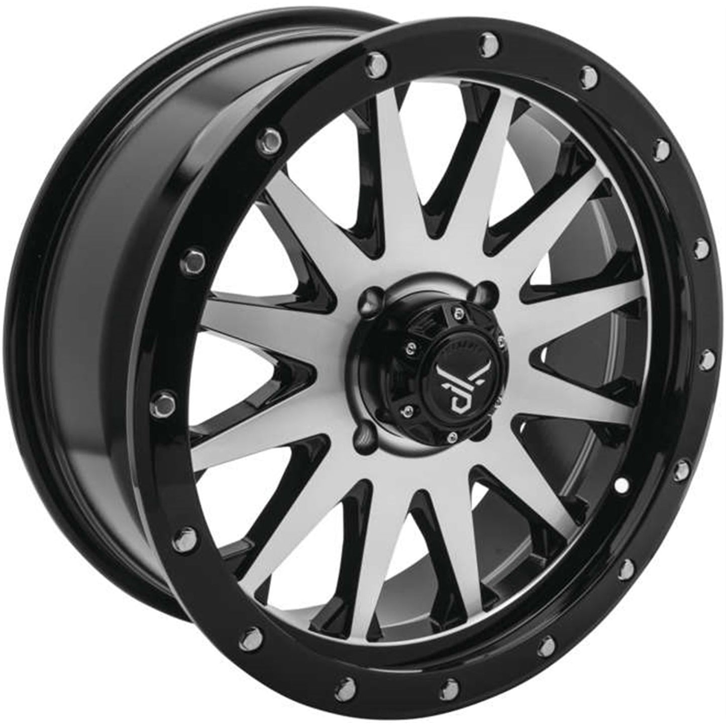 QuadBoss Wagon Wheel 18x7, 4/137, 5+2, Black/Machined RT-GW106187137BMA_989723