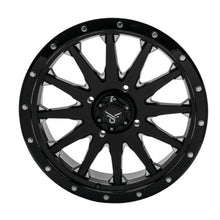 QuadBoss Wagon Wheel 18x7, 4/156, 4+3, Black/Milled RT-GW106187156BMIA_899257