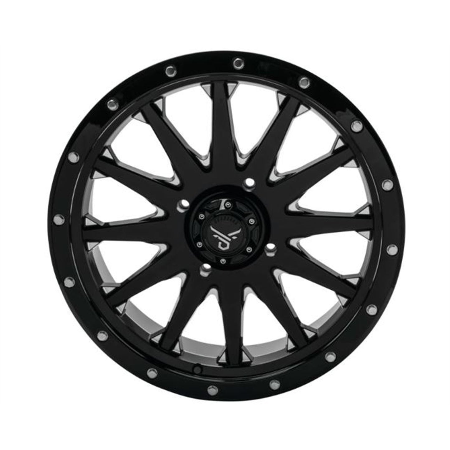 QuadBoss Wagon Wheel 18x7, 4/137, 4+3, Black/Milled RT-GW106187137BMIA_899258
