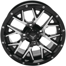 QuadBoss Barbwire Wheel 14x7, 4/110, 5+2, Black/Machined RT-GW081147110MBB_985813