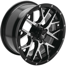 QuadBoss Barbwire Wheel 14x7, 4/110, 5+2, Black/Machined RT-GW081147110MBB_985814