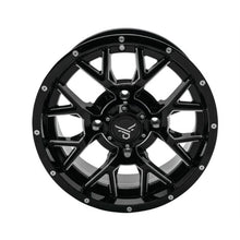 QuadBoss Barbwire Wheel 14x7, 4/156, 4+3, Black/Milled RT-GW081147156BMIA_899264