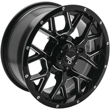 QuadBoss Barbwire Wheel 15x7, 4/156, 4+3, Black/Milled RT-GW081157156MBIA_986153