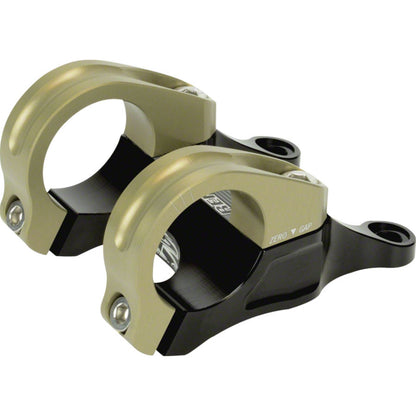 Renthal Integra 35 Stem Clamp: 35mm L: 45mm - Black/Gold STM113-BKAG_1208816