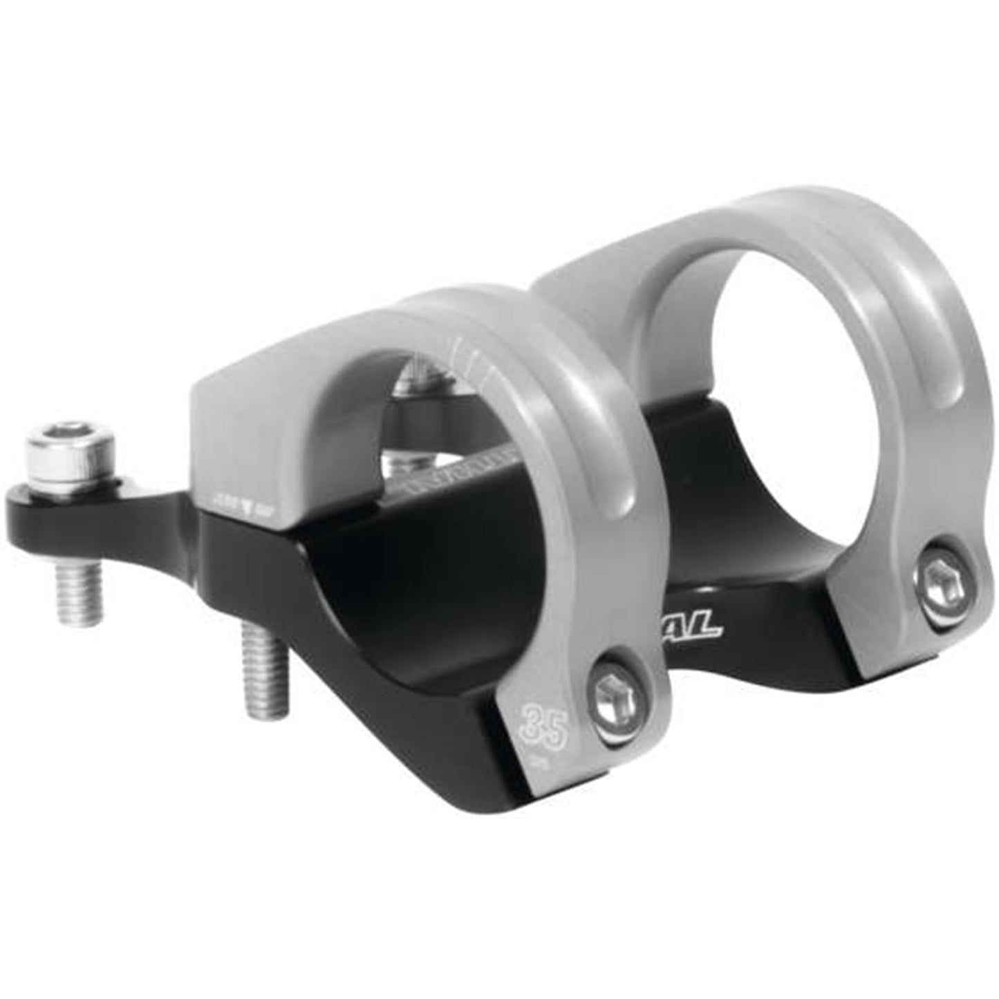 Renthal Integra 35 Stem Clamp: 35mm L: 50mm - Black/Gold STM115-BKAG_986316