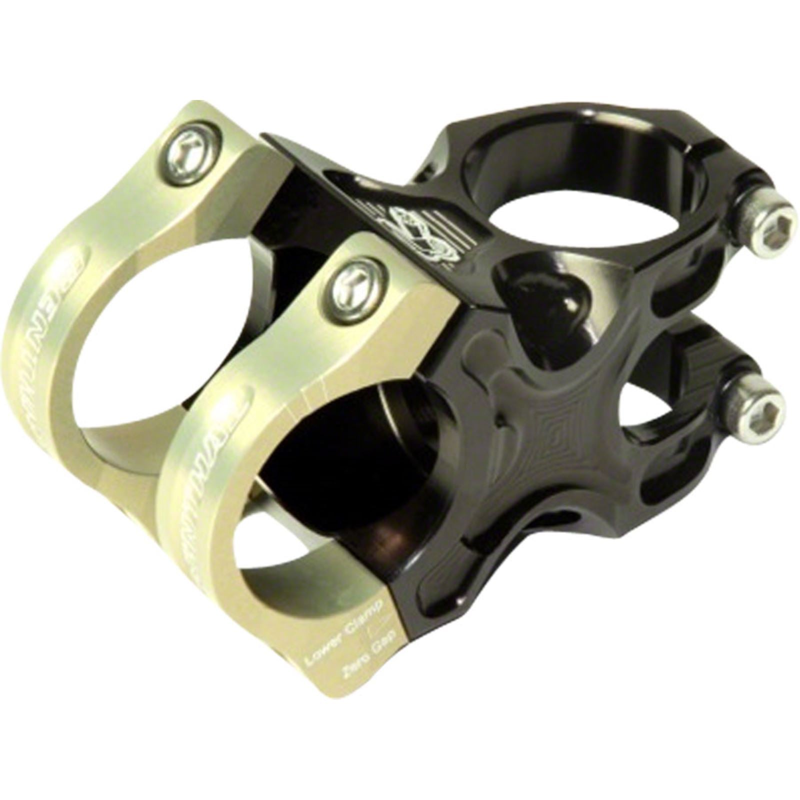 Renthal Apex 35 Stem Clamp: 35mm L: 33mm - Black/Gold STM117-BKAG_1208812