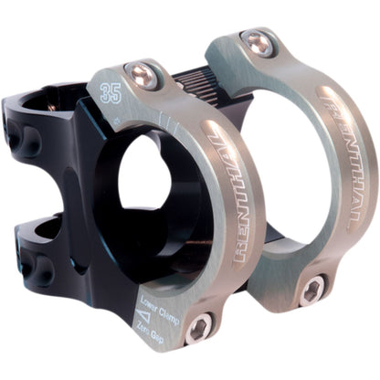 Renthal Apex 35 Stem Clamp: 35mm L: 40mm - Black/Gold [MPN: STM118-BKAG]_868459
