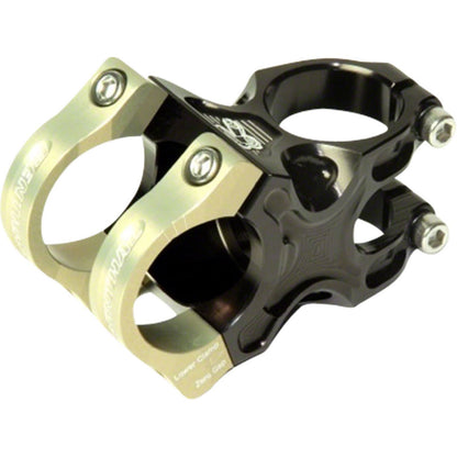 Renthal Apex 35 Stem Clamp: 35mm L: 40mm - Black/Gold [MPN: STM118-BKAG]_1208813