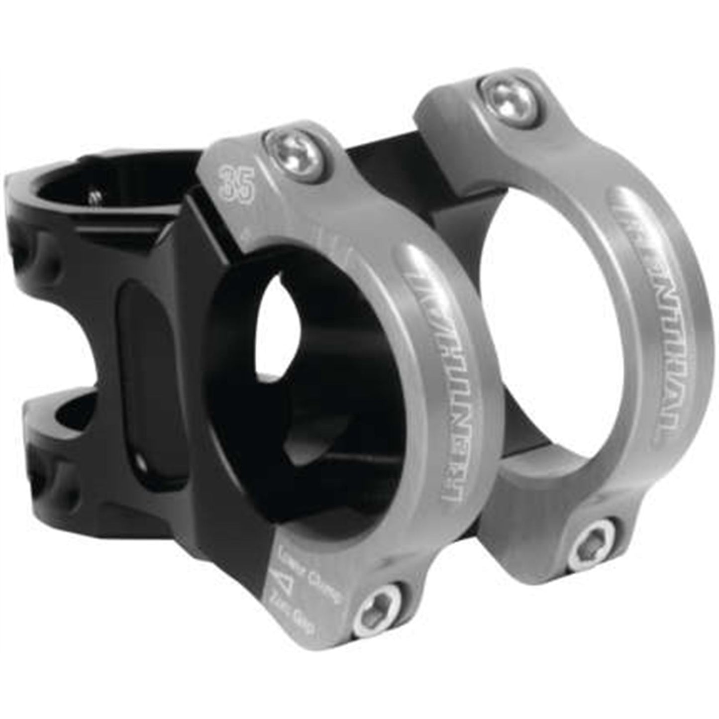 Renthal Apex 35 Stem Clamp: 35mm L: 50mm - Black/Gold STM119-BKAG_981892