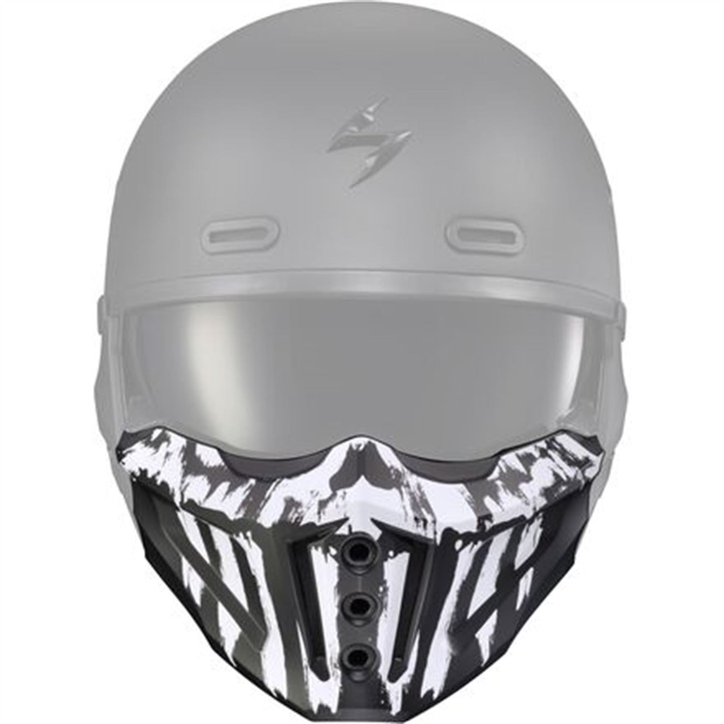 ScorpionEXO Covert X Face Mask - Marauder Matte White/Black 52-730-11_730723