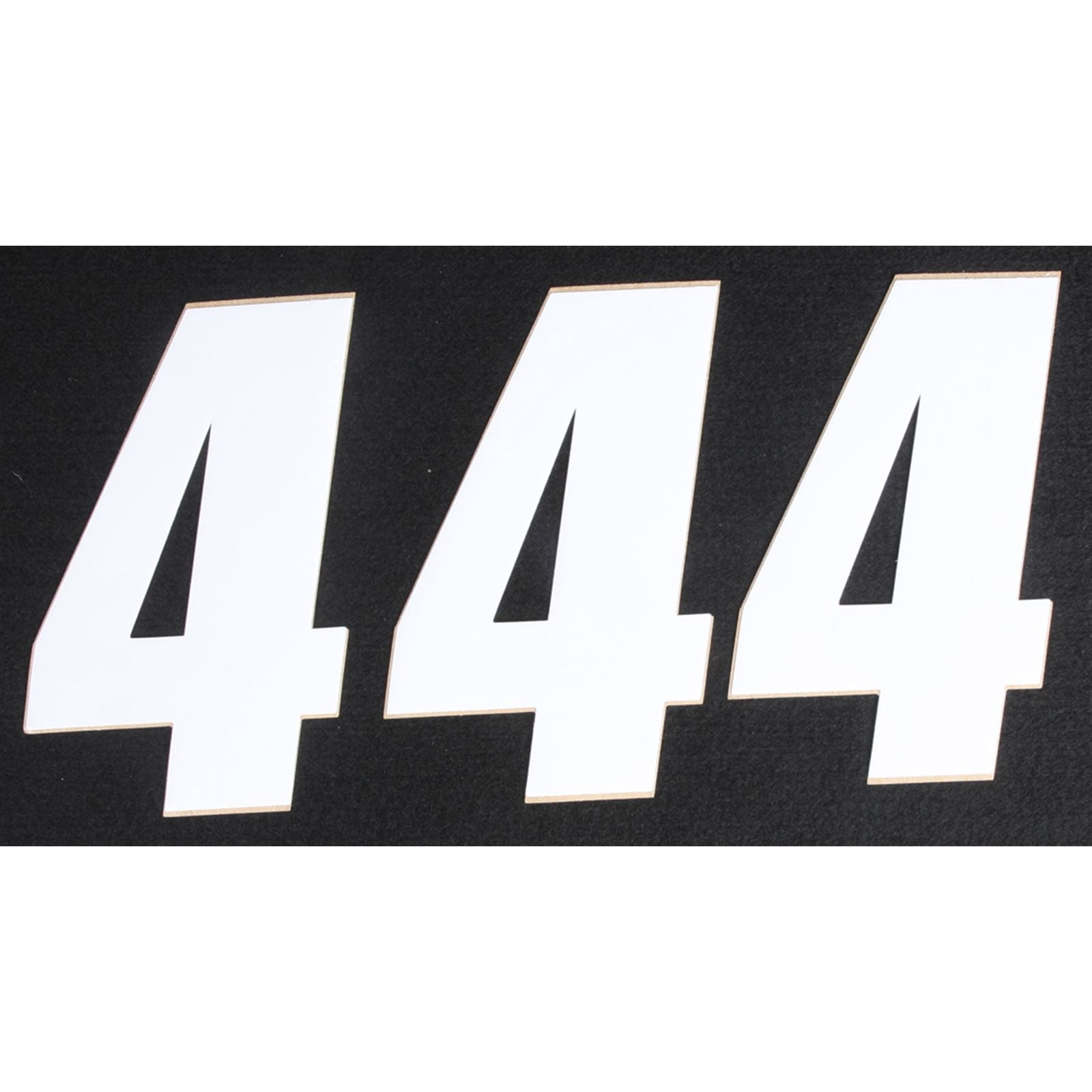 D'Cor Number 4 White 6" - 3/Pack [MPN: 45-16-4]_194262