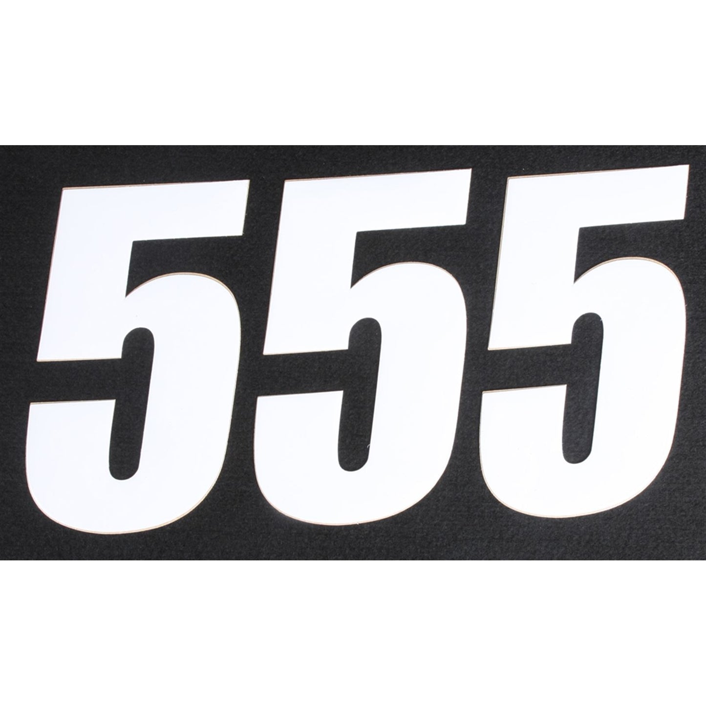 D'Cor Number 5 White 6" - 3/Pack [MPN: 45-16-5]_194263