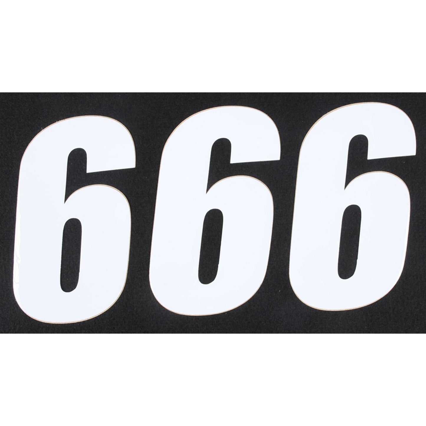 D'Cor Number 6 White 6" - 3/Pack [MPN: 45-16-6]_194264