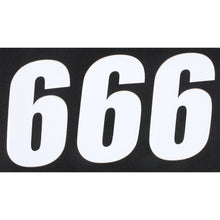 D'Cor Number 6 White 6" - 3/Pack [MPN: 45-16-6]_194264