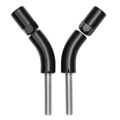 Kuryakyn Mirror Stem Extenders Gloss Black 1216_707084