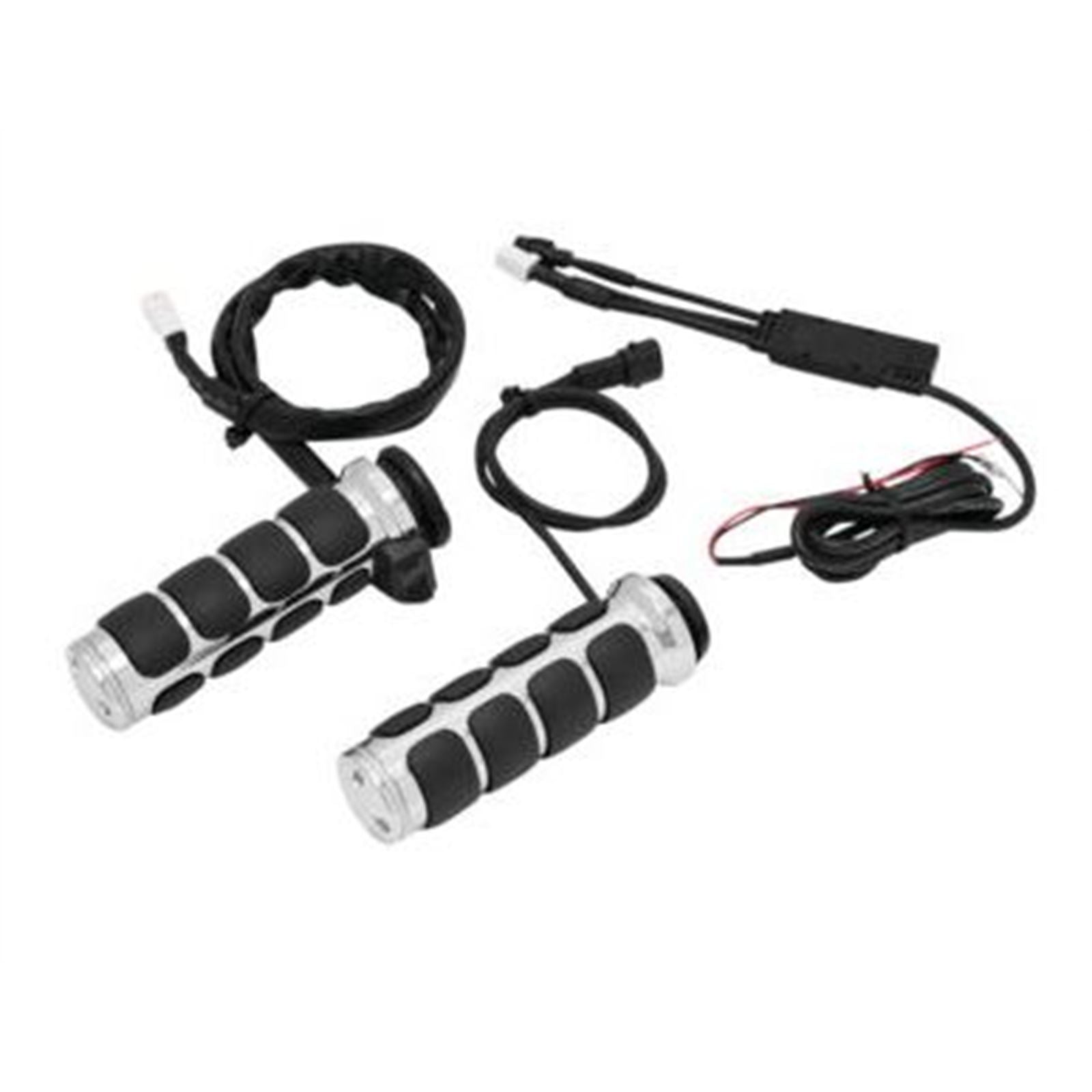 Kuryakyn Heated ISO-Grips for V-Twin Chrome, Throttle-by-Wire 6470_707085