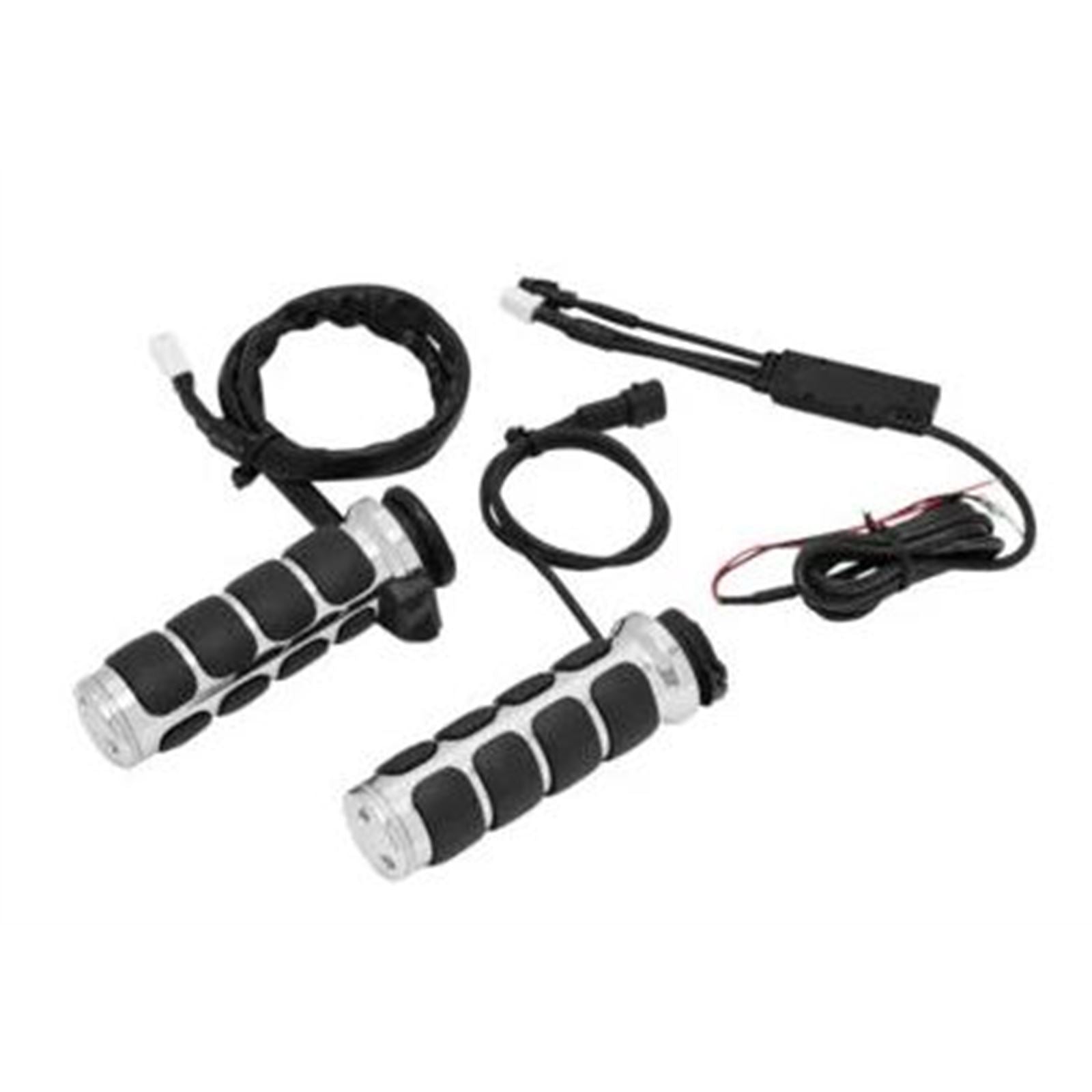Kuryakyn Heated ISO-Grips for V-Twin Chrome, Dual Cable 6471_707086