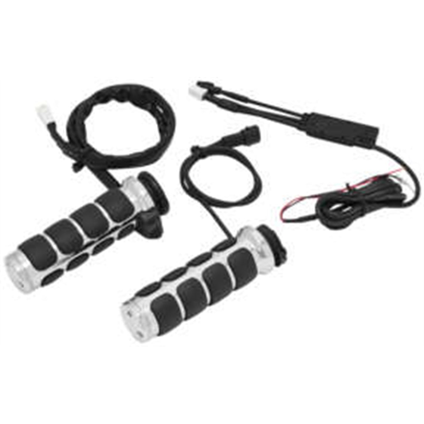 Kuryakyn Heated ISO-Grips for V-Twin Chrome, Dual Cable 6471_990135