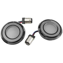 Kuryakyn Tracer LED Turn Signal Inserts 1157 White/Amber LED, Smoke Lens, Front 2902_983940