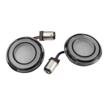 Kuryakyn Tracer LED Turn Signal Inserts 1157 Amber/Amber LED, Smoke Lens, Front 2904_707089