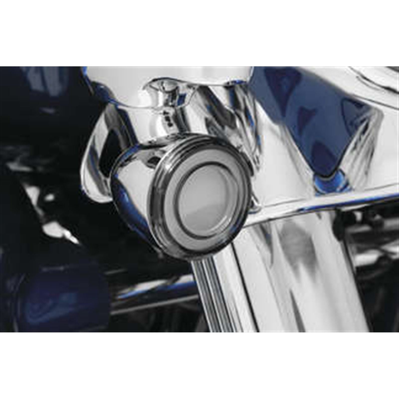 Kuryakyn Tracer LED Turn Signal Inserts 1157 Amber/Amber LED, Smoke Lens, Front 2904_993292