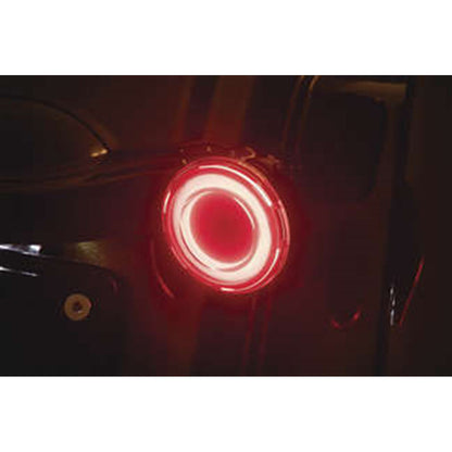 Kuryakyn Tracer LED Turn Signal Inserts 1157 Red/Red LED, Smoke Lens, Rear 2905_985071