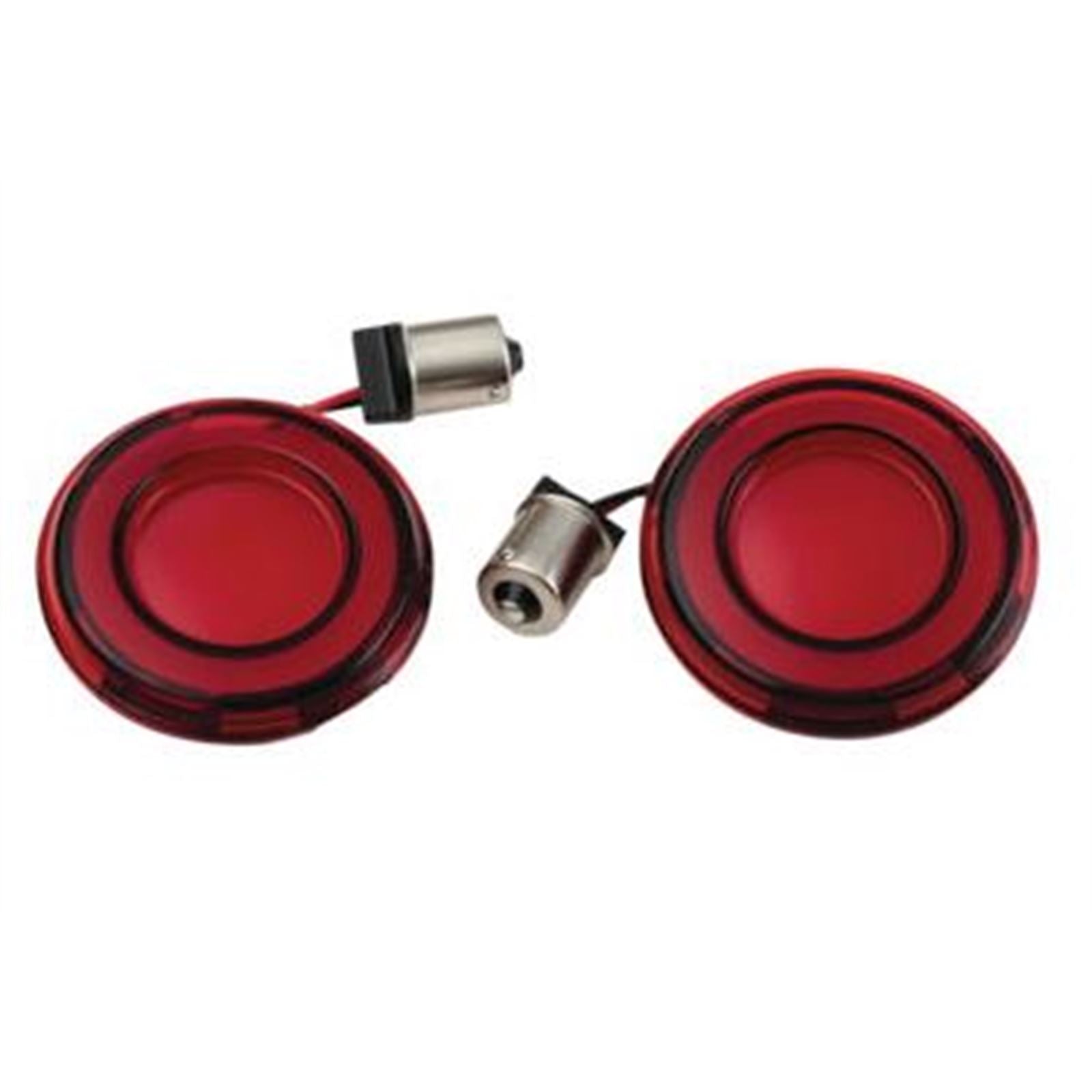 Kuryakyn Tracer LED Turn Signal Inserts 1156 Red LED, Red Lens, Rear 2908_707092