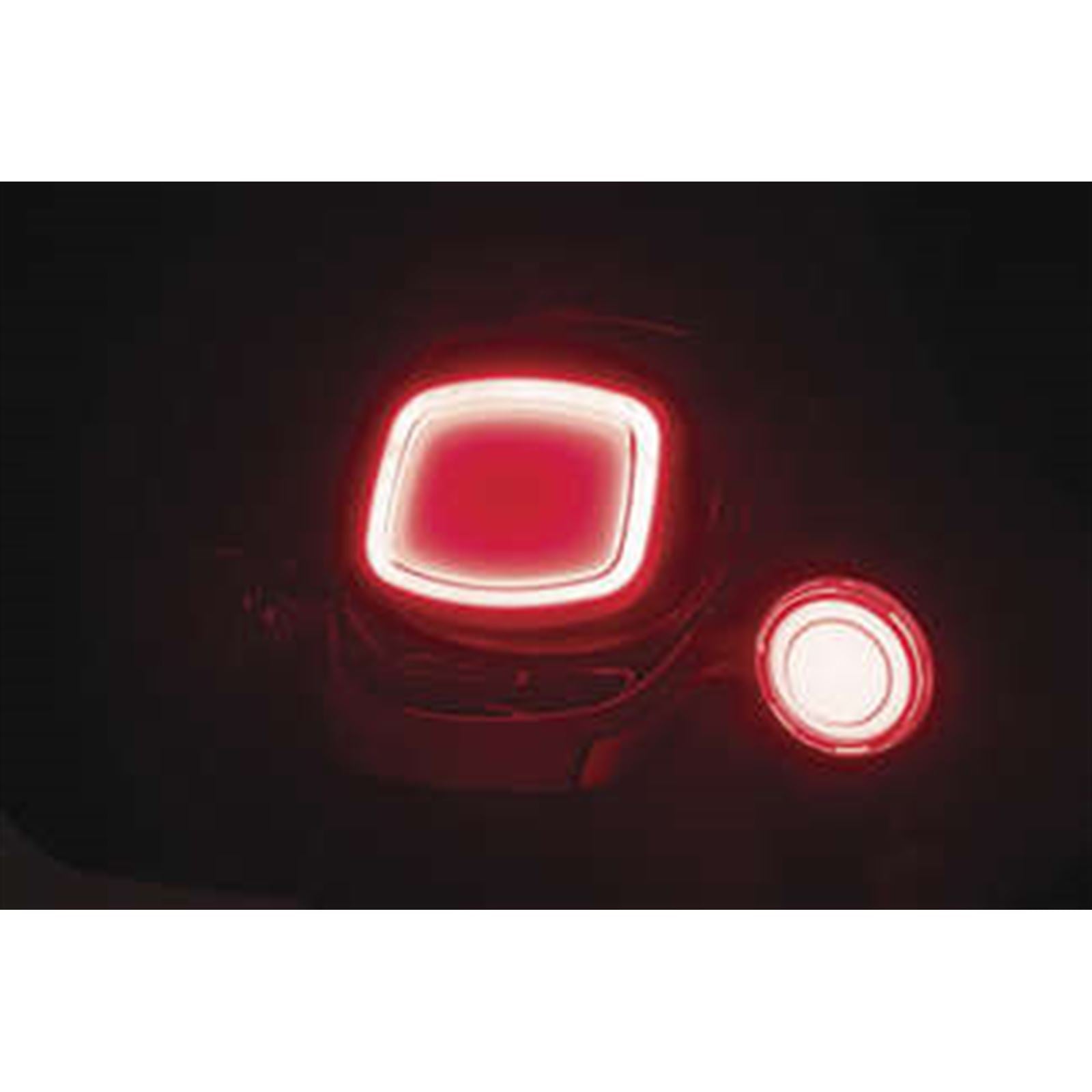 Kuryakyn Tracer LED Turn Signal Inserts 1156 Red LED, Red Lens, Rear 2908_981480
