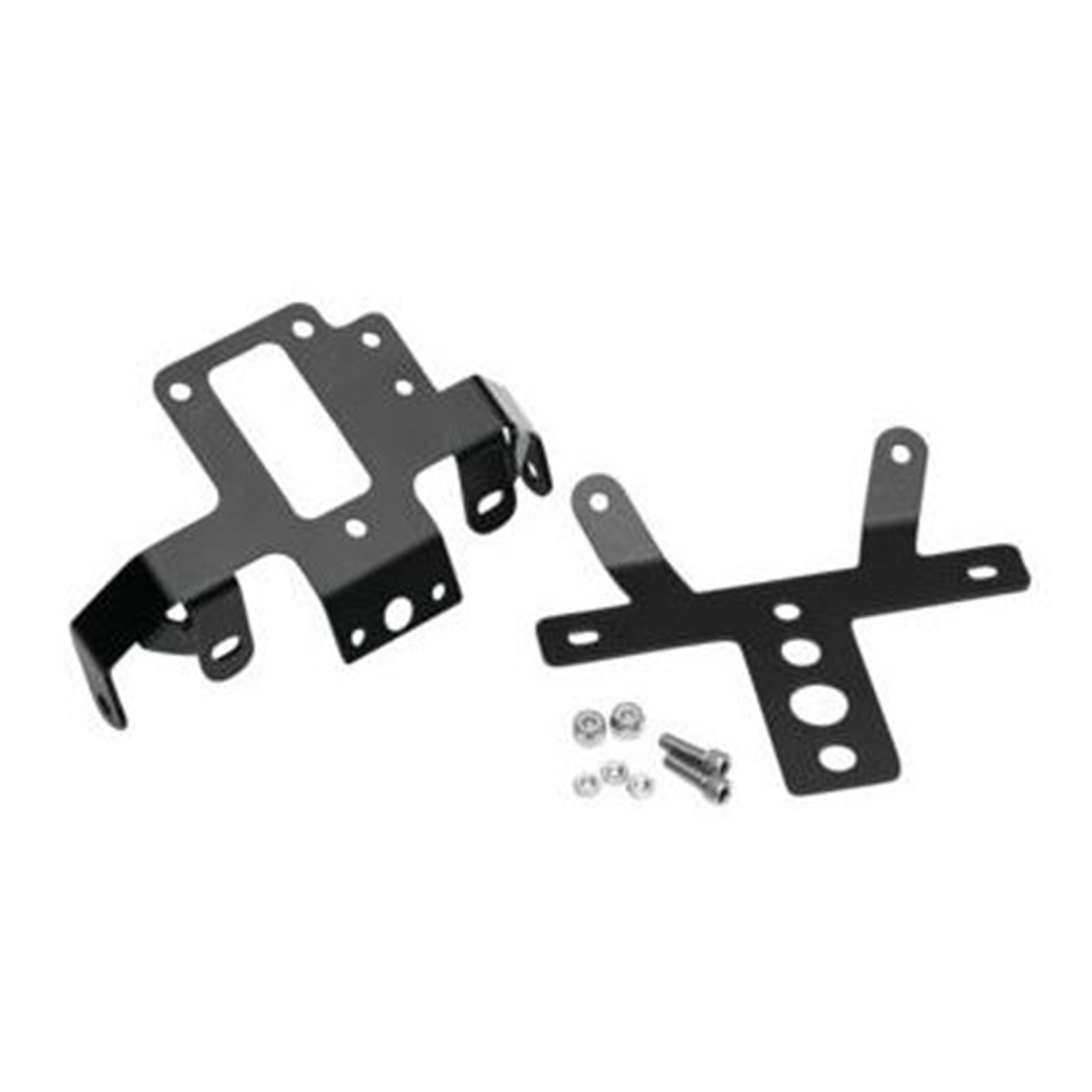 Kuryakyn Custom Rear Turn Signal and License Plate Mount for Scout Black 3140_707328