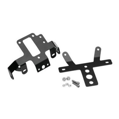 Kuryakyn Custom Rear Turn Signal and License Plate Mount for Scout Black 3140_707328