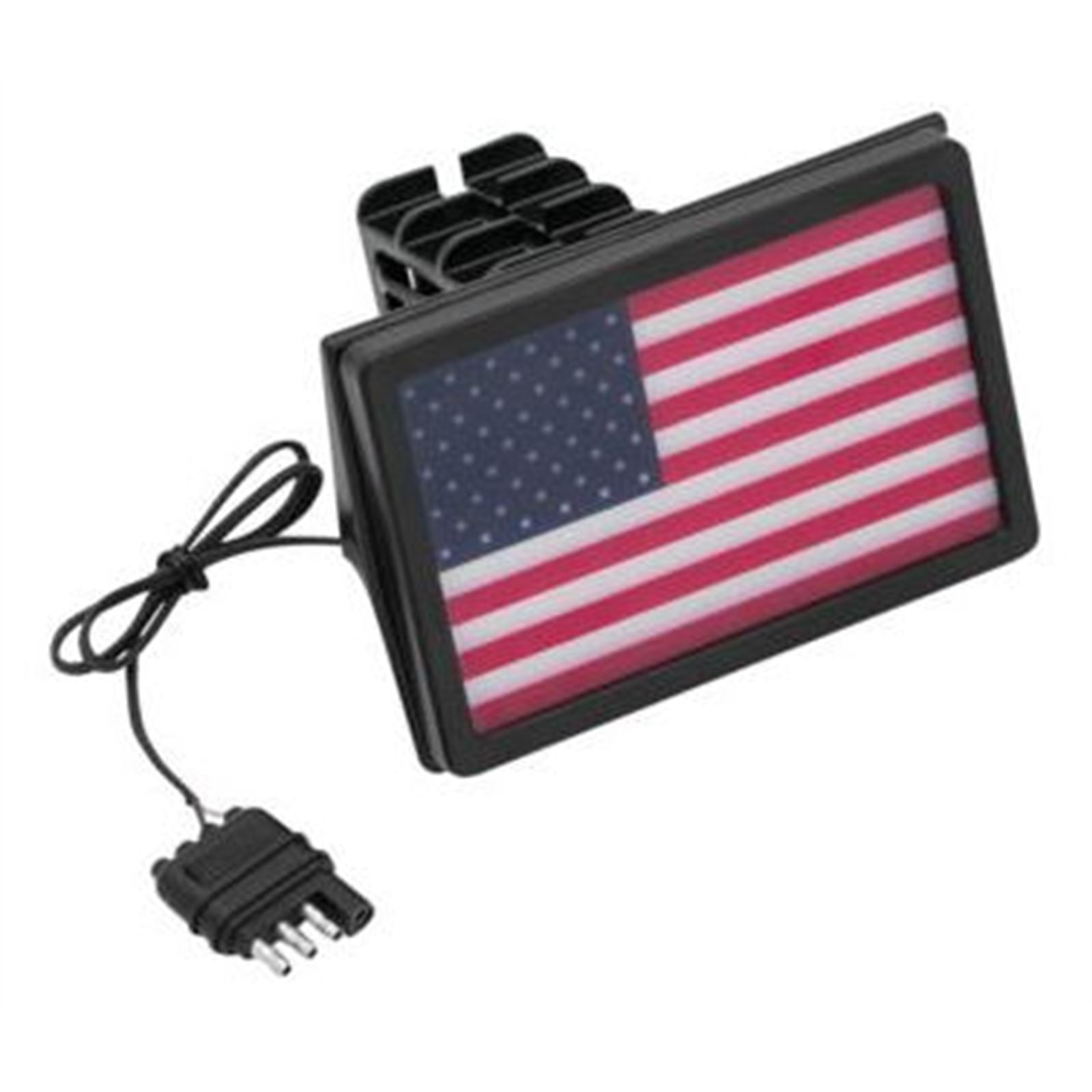 Kuryakyn Freedom Flag LED Hitch Cover Black 2893_708139