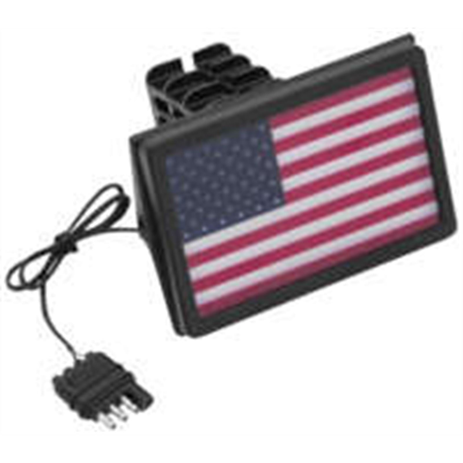 Kuryakyn Freedom Flag LED Hitch Cover Black 2893_993147