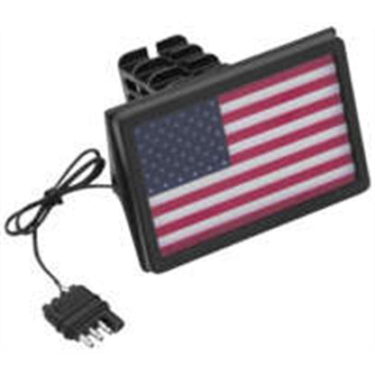 Kuryakyn Freedom Flag LED Hitch Cover Black 2893_993147