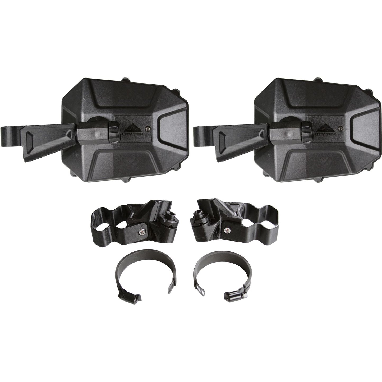 ATV-UTV Tek Elite Series 1 UTV Side Mirrors with Dual Axis Breakaway, Pair EMIRKIT-ES1_1004509