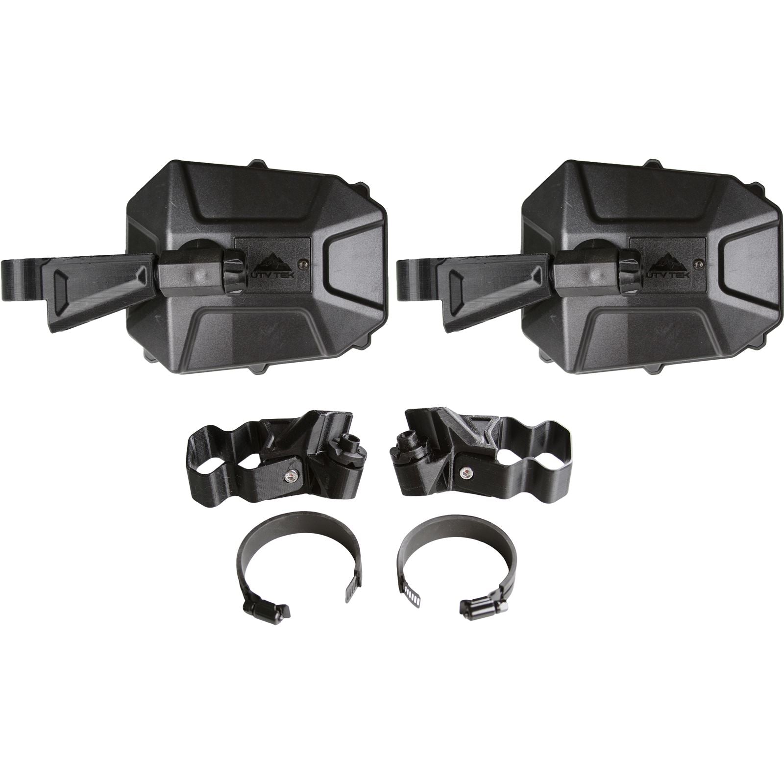 ATV-UTV Tek Elite Series 1 UTV Side Mirrors with Dual Axis Breakaway, Pair EMIRKIT-ES1_1004509