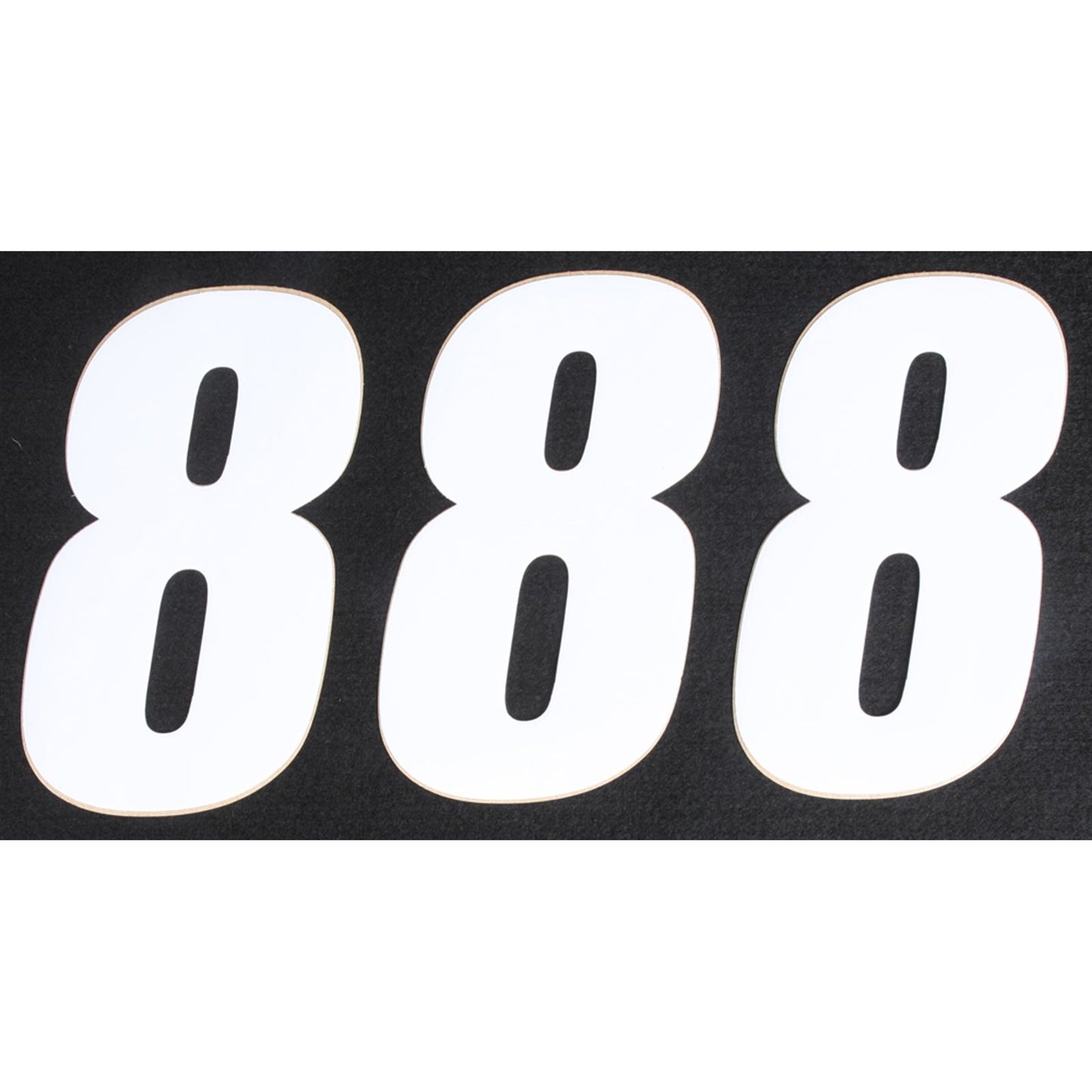 D'Cor Number 8 White 6" - 3/Pack [MPN: 45-16-8]_194266